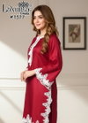 Luxuria Trendz 1577 Satin Kurti With Bottom Dupatta Wholesale Market In Surat

